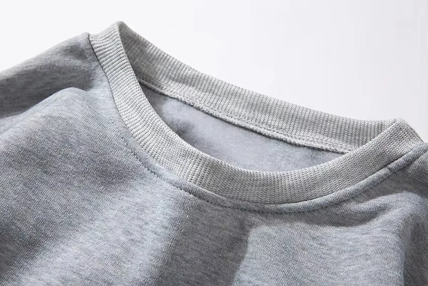 Moda manga longa carta impressão clássico em torno do pescoço casual respirável hoodie feminino unisex jaqueta esportiva