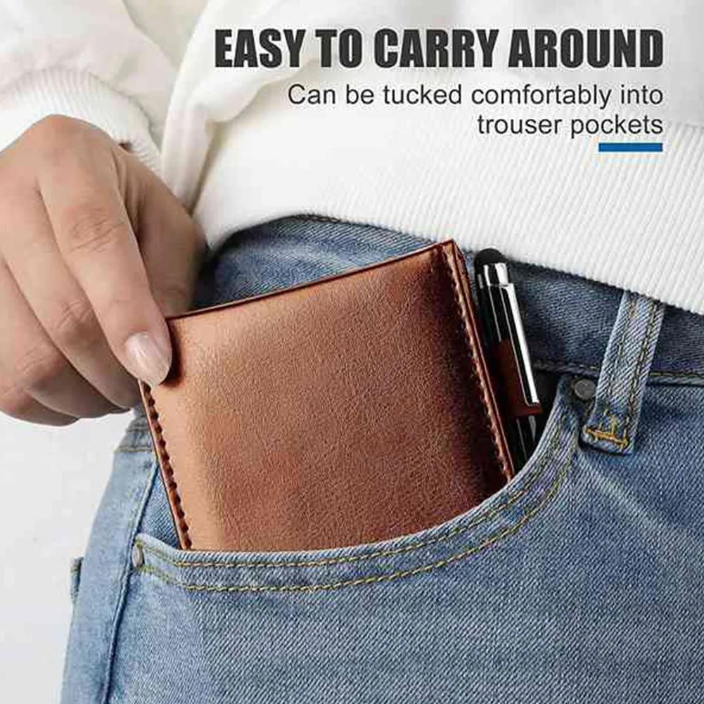 Мини-блокнот из искусственной кожи для бизнеса, горизонтальный блокнот с 50 листами для офиса и школы, коричневый + черный