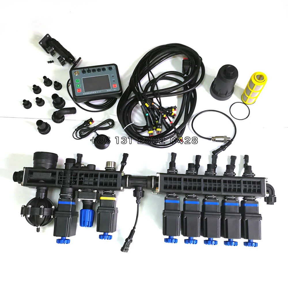 The automatic variable spray system can adjust the opening of the flow valve in real time. Five way precise control valve