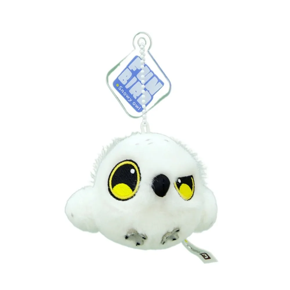 

Подвеска из полипропилена, хлопок, снежная сова, реалистичная коллекция, брелок-обручи, подвесные украшения, удобный брелок для ключей с золотым фазана, подарки