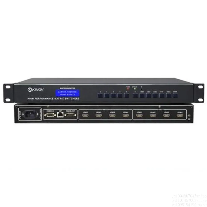 

Подходит для аудиоматричного переключателя KINGV-A0404T, выход 4 в 4, поддержка усиления искажения передачи на большие расстояния.