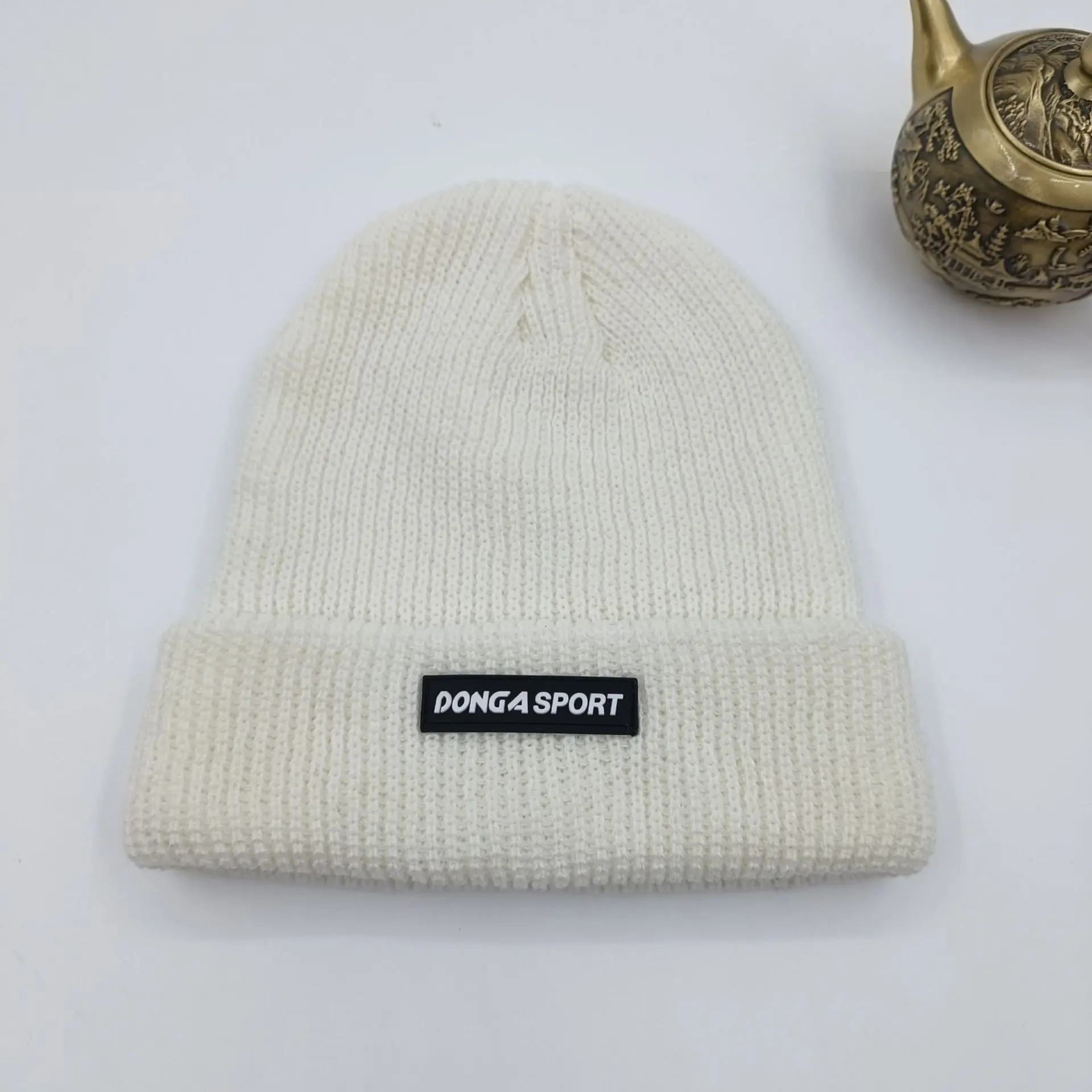 Neue Strickmütze, Strickmütze, dick und warm, für Paare im Herbst und Winter, Hip Hop, trendige Mütze, Unisex – Detail 5