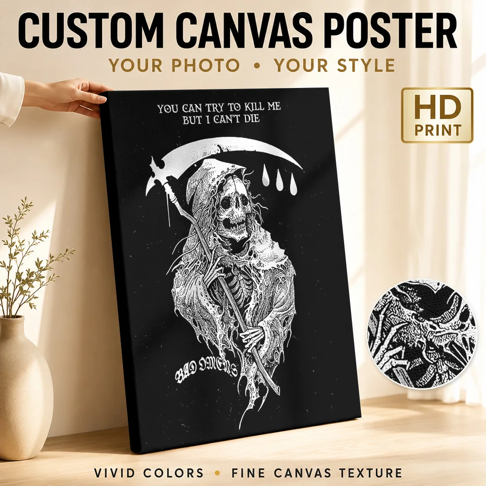 Michael Jackson Smooth Criminal Art Canvas Print Poster Customized Retro Music Canvas Wall Art for Bedroom Decor Ready to Hang