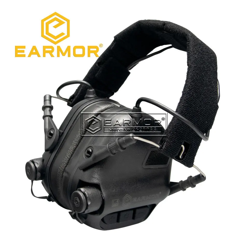 EARMOR New M31-MOD4 Headset Airsoft Tactical Shooting Aviation Headphone Anti-noise Earphones Military Softair Ear Protection