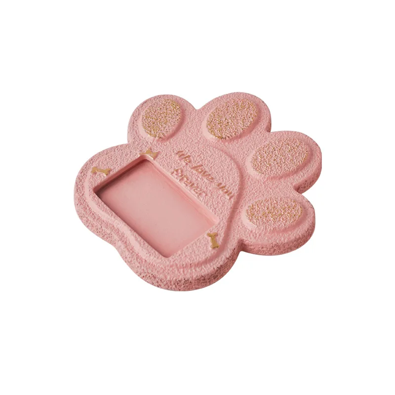Concrete Pet Memorial Stone Dog Cat Grave Marker Cement Tombstone Small Animal Remembrance Ornament Tribute Keepsake Decor Gift