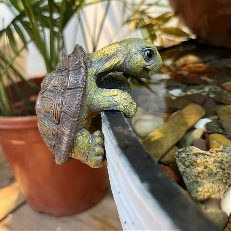 Cute 3D Turtle Hanging Ornaments Decorative Cartoon Small Turtle Pot Hanging Handmade Simulated
