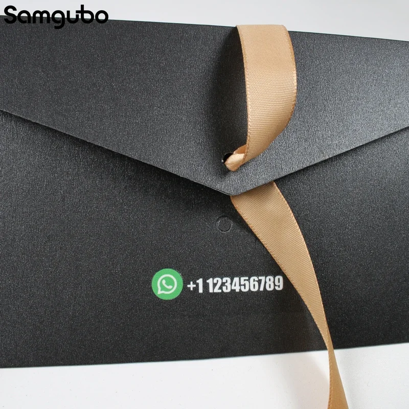 10 envelopes luxuosos de papel pérola para casamentos e negócios, personalização do logotipo de suporte