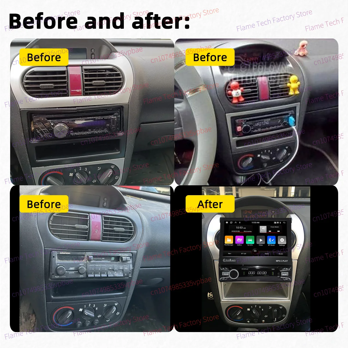 For Opel Vauxhall Corsa Combo C MK2 2000-2012 7