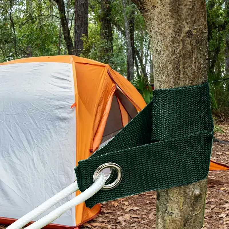 

10 шт. нейлоновые фиксирующие ремни для палатки, открытый кемпинг, дерево, бандажные ремни с люверсами, тент, поддерживающий пояс, аксессуары для кемпера