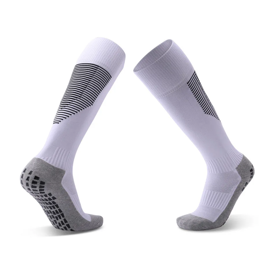 Sport Breathable Socks Non Slip Grip Towel Bottom For Basketball Tennis Running