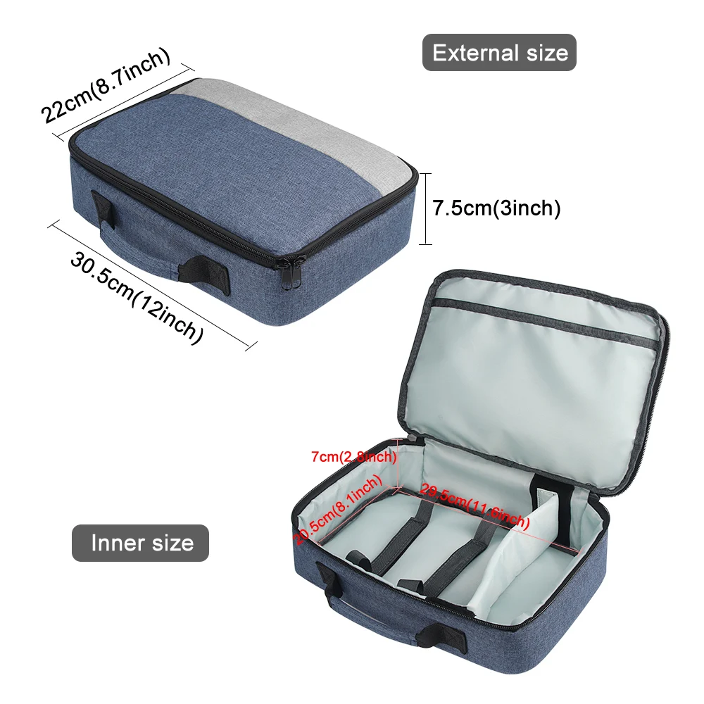 جهاز عرض صغير حقيبة حمل حقيبة للتخزين حقيبة ل TD90 W18 TD60 البروجكتور السفر واقية حقيبة التخزين