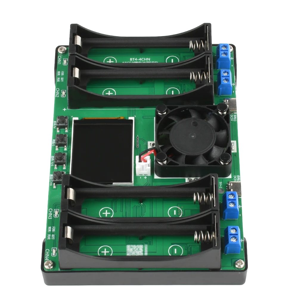 Batterie tester LCD-Display Universal Battery Checker Analyzer Ladegerät für Batterien 4-Kanal-Innenwiderstandstester – Detail 10