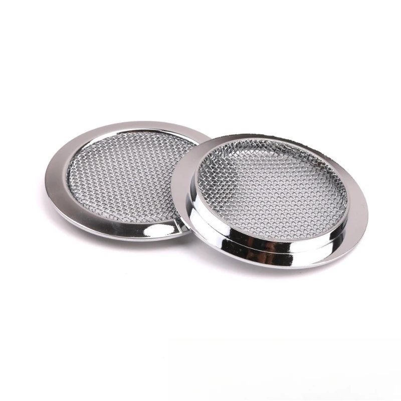 

2 Pcs Chrome Resonator Guitar Sound Hole Inserts for Guitar Accessories