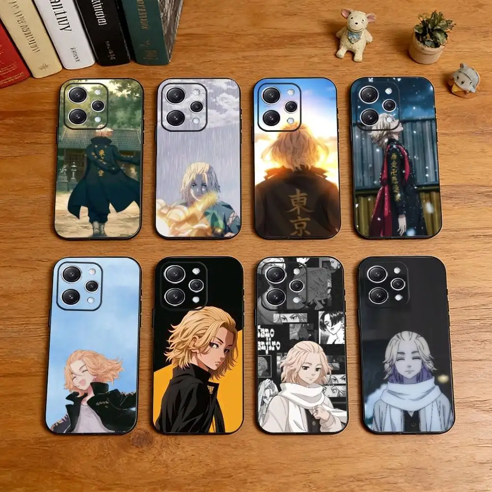 

M-Manjiro Sano Anime Phone Case Silicone Soft For IPhone 17 16 15 14 13 12 11 X XR Plus Pro Max Plus