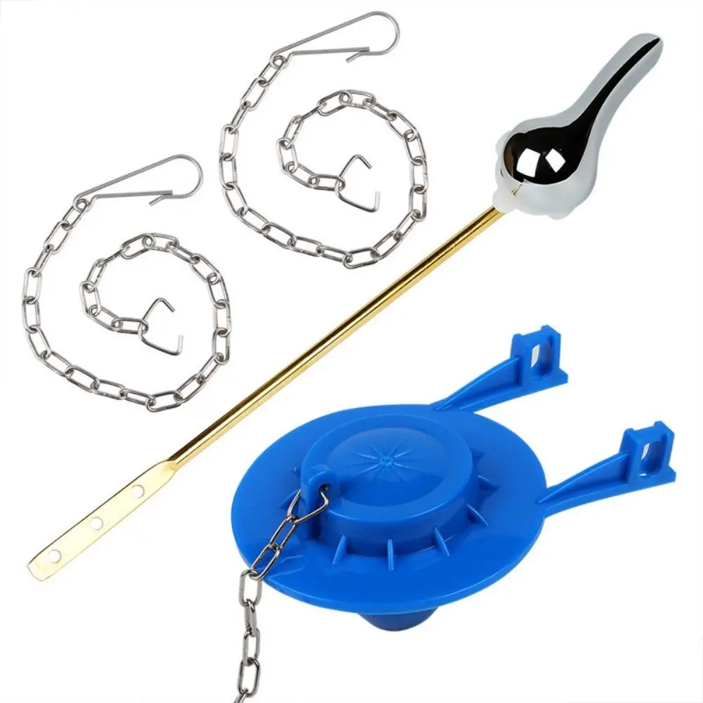 

Универсальный сменный комплект ручки смыва для унитаза, латунный рычаг из нержавеющей стали, рычаг для унитаза, простая установка, устойчивые смывные клапаны