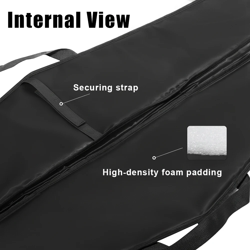 Funda táctica para rifle con espuma protectora