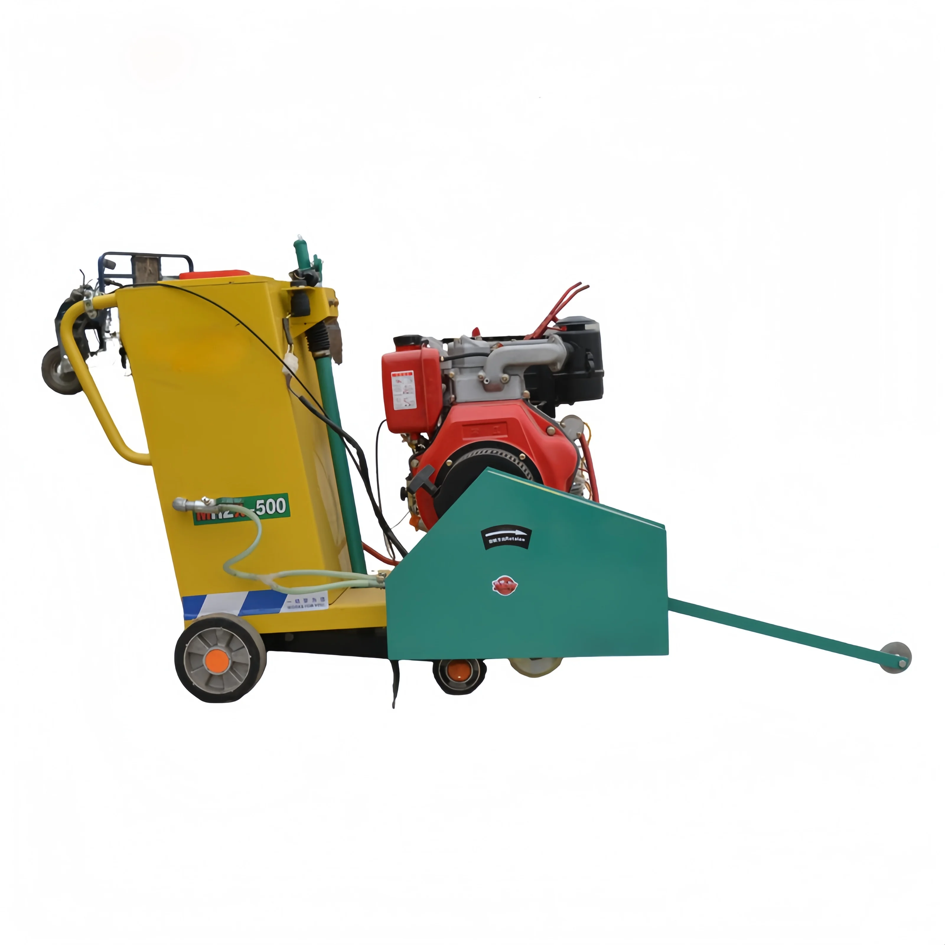 Industrial Concrete Road Cutting Machine Diesel Driven Pavement Slotting Cutter For Project