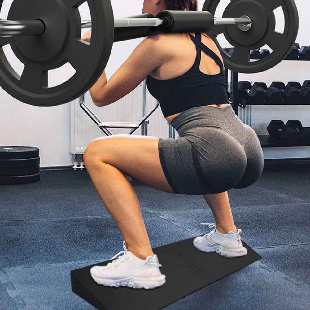 

Squat Wedge Block Non-Slip Slant Board Squat Weight Lifting Wedges Yoga Wedge Block for Squats Calf Stretches Weightlifting