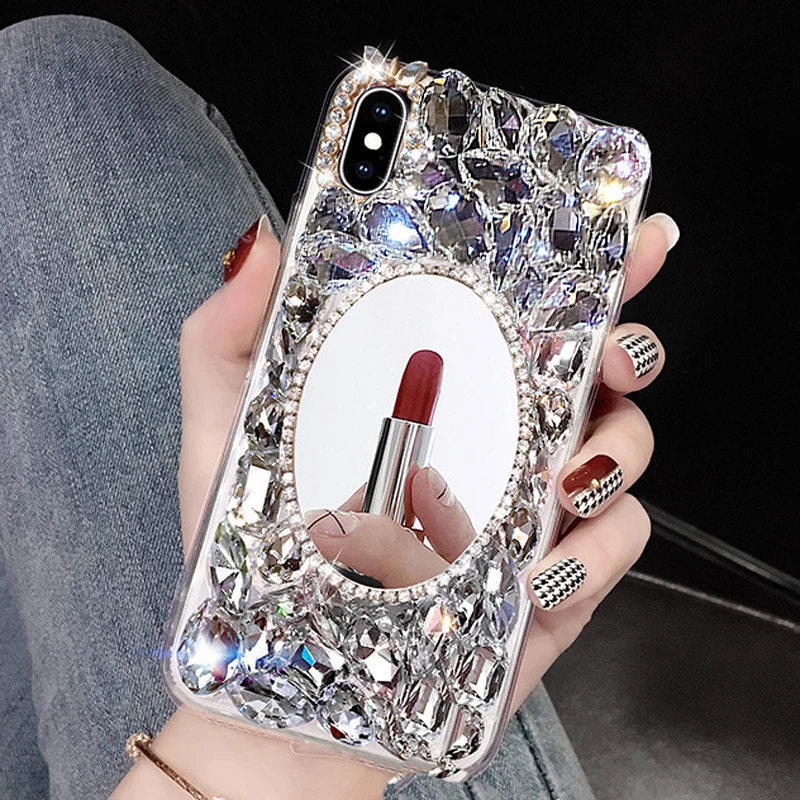 Rhinestone Case for Samsung Galaxy S24 S23 S22 S21 S20 Ultra Plus FE Case Diamond Phone Cover Sunjolly for Galaxy S24 Ultra Case