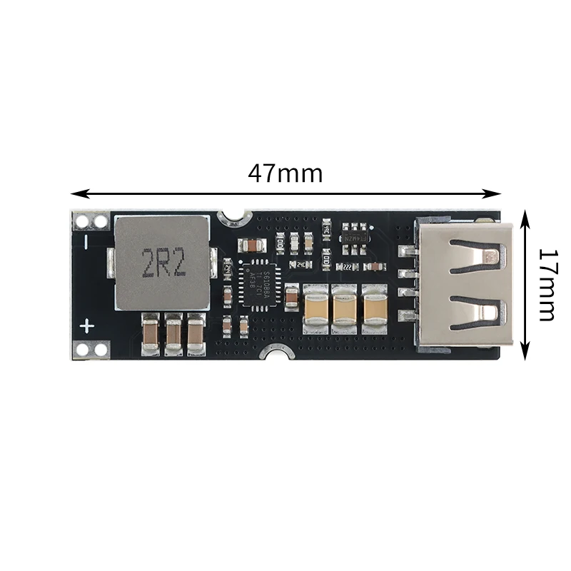 Single Cell Lithium Battery Boost Power Module Board 3.7V 4.2V Liter 5V 9V 12V USB Mobile Phone Fast Charge QC2.0 QC3.0 TPS61088