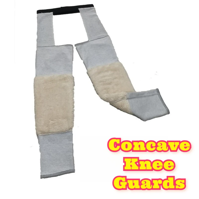 Knee Warmers Thermal Leg Sleeves Double Layer Thickened Winter Cold Weather Protection Non Slip Adults Seniors Unisex Wear
