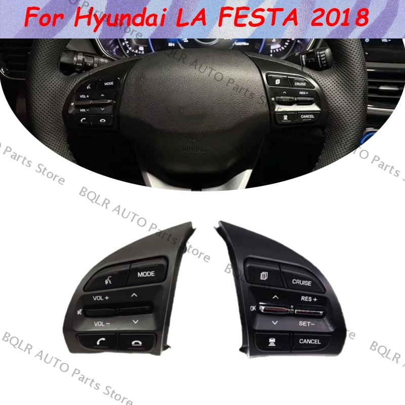 

Для Hyundai LA FESTA 2018, круиз-контроль, многофункциональная кнопка громкости на руле 96720-J1200 96710-J1100