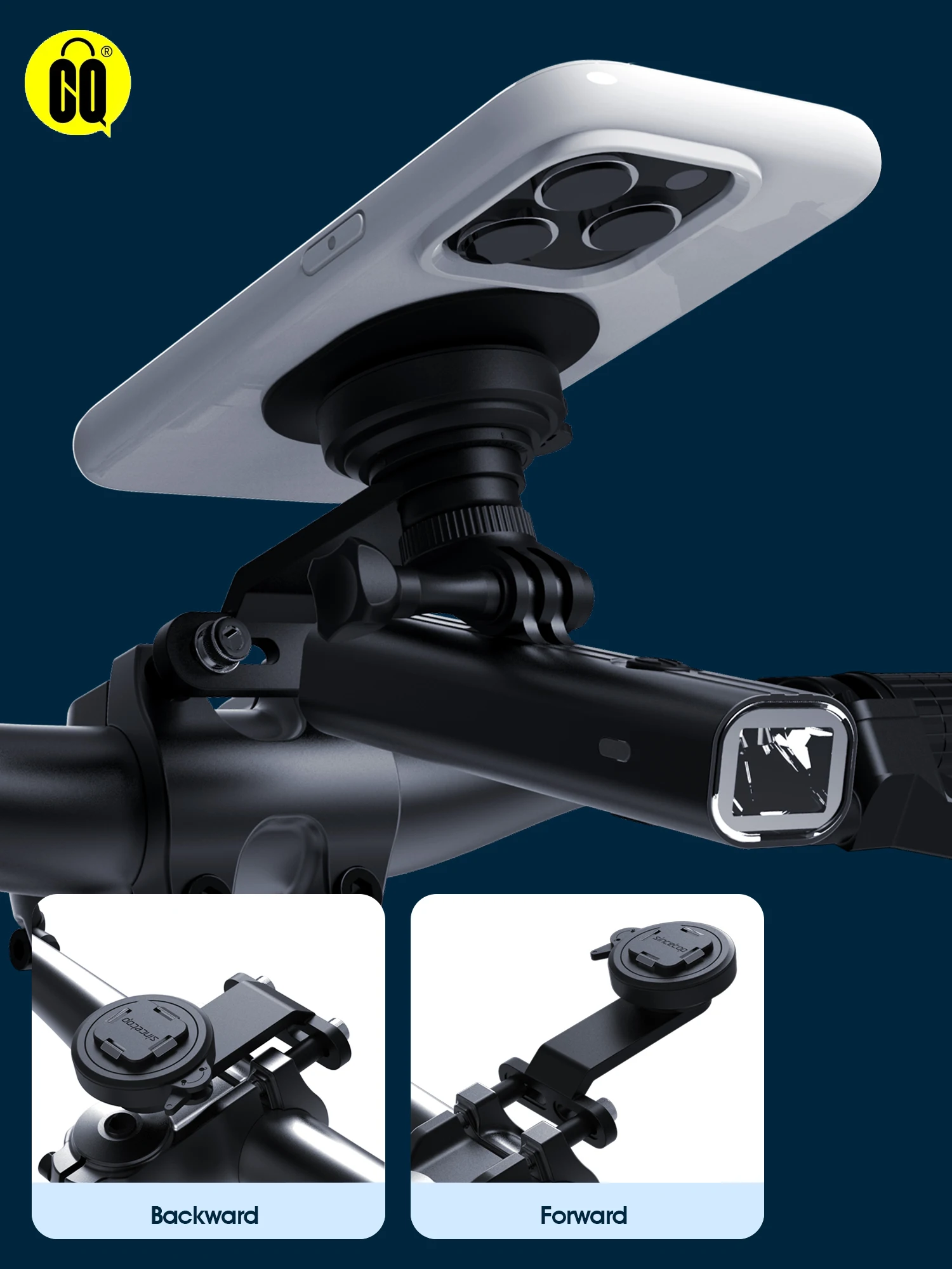 bicycle flashlight mount stem holder.Bicycle phone holder For iPhone 15 Pro Max.bicycle handlebar mount holder for gopro stand