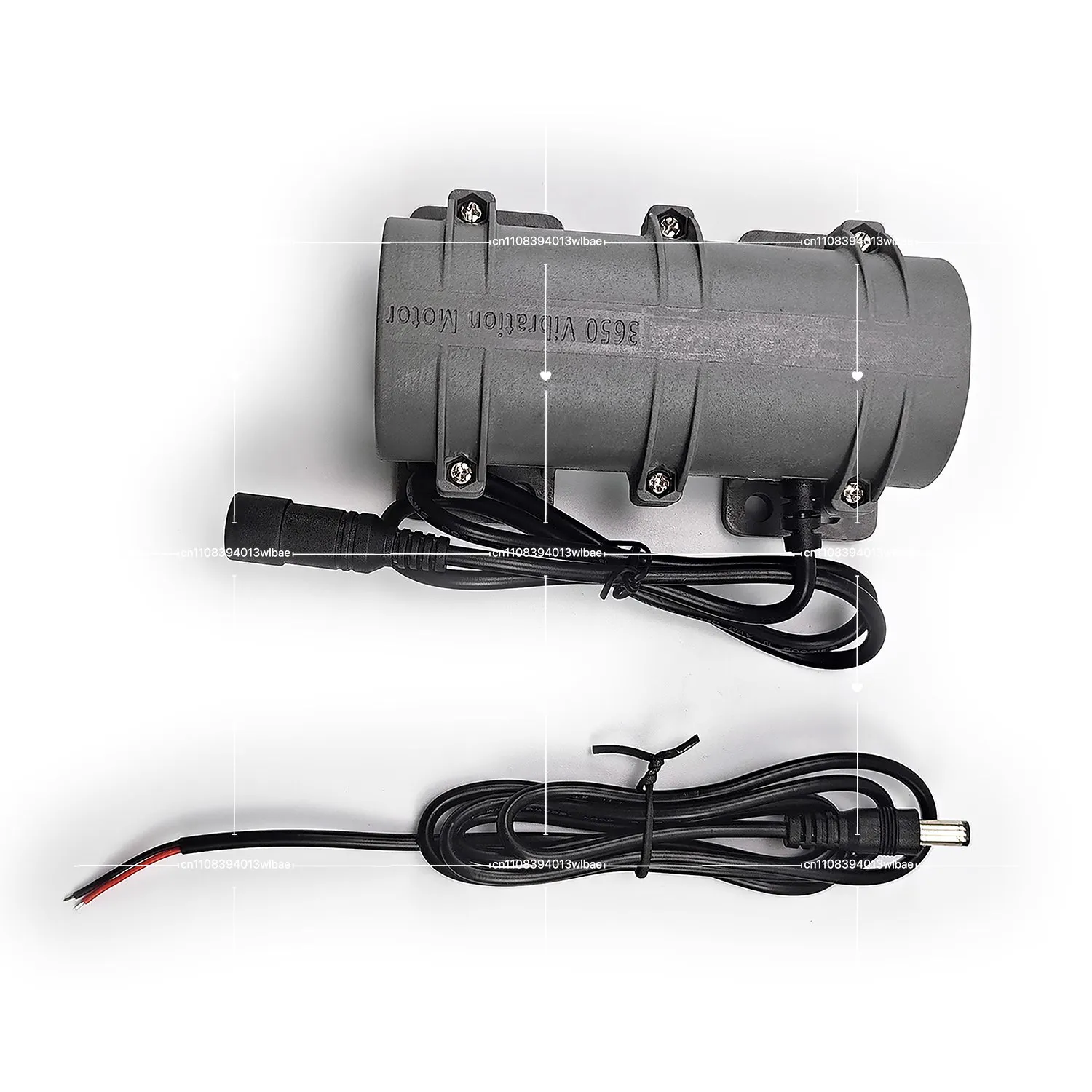 Mini Vibrating Motor 12V/24V 3800rpm 10W for Warning Systems Massage Bed Chair Speed Regulating Vibrator