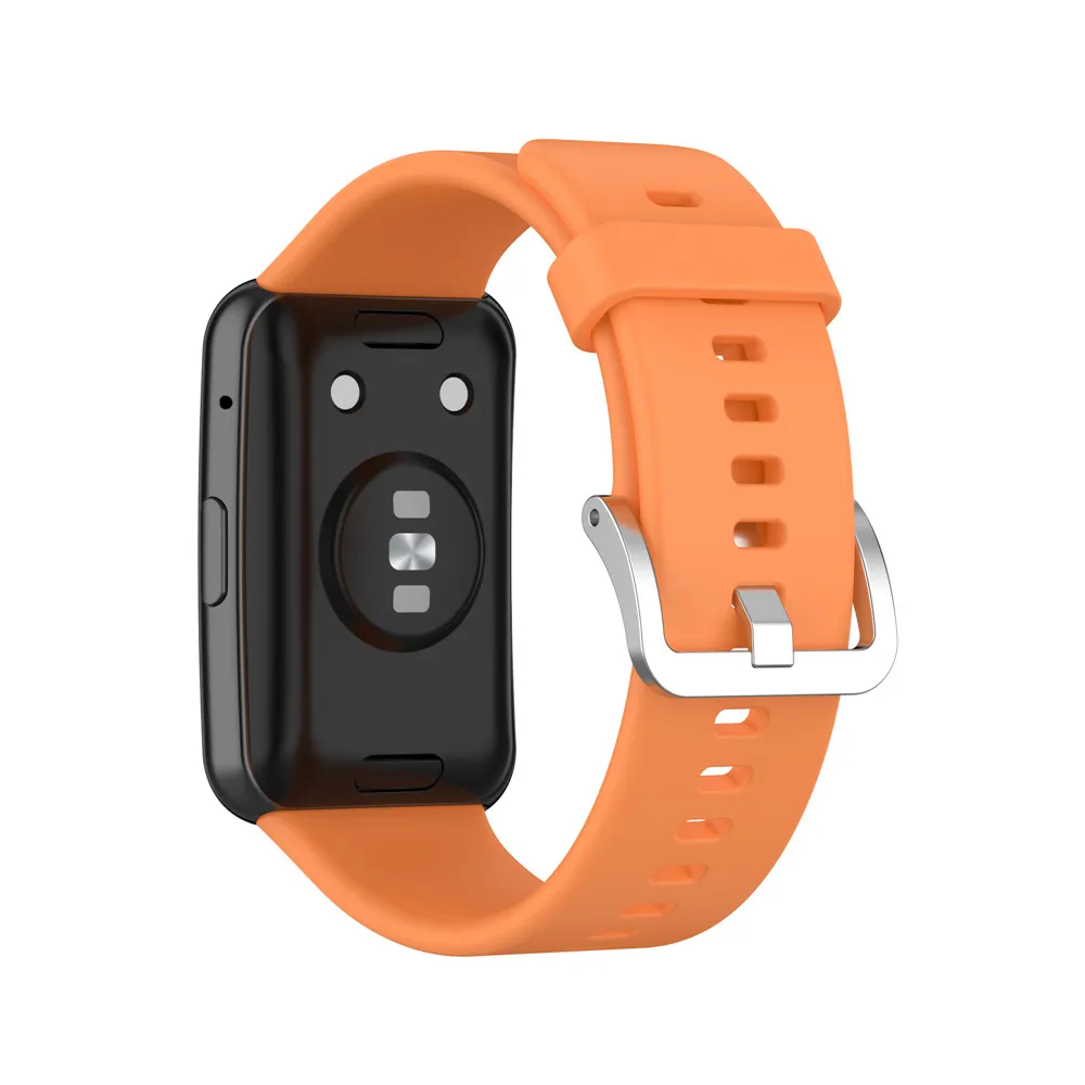 BEHUA Buntes Silikonarmband für Huawei Watch Fit Original Smartwatch-Zubehör, Handgelenksband mit Werkzeug, einfache Anpassung – Detail 16