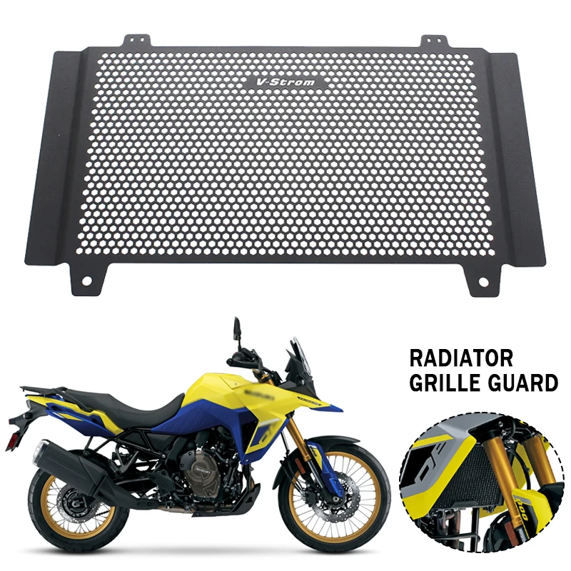 

For Suzuki VSTROM 800DE V-STROM 800 DE 2023 2024 Motorcycle Radiator Guard Grille Cover Protection