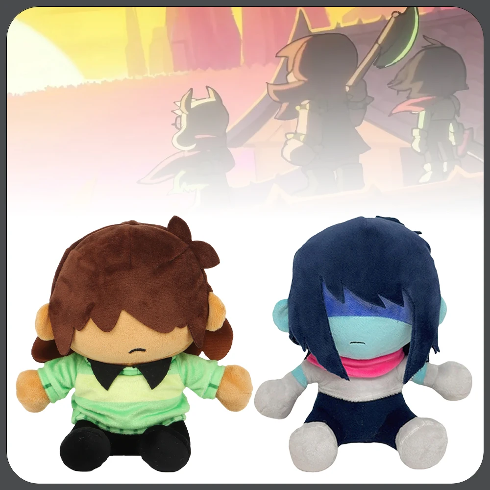 Hot Game Anime Deltarune Kris Plush Toys Movie Stuffed Animal Game Character Stuffed Dolls Soft Plushie for Fans Birthday Gifts