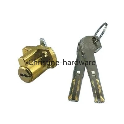 Four Hole Hotel Lock Core Suitable  Tech Intelligent Lock Hotel Electronic Door  Head Irregular Elongated Spoon Lock Cylinder