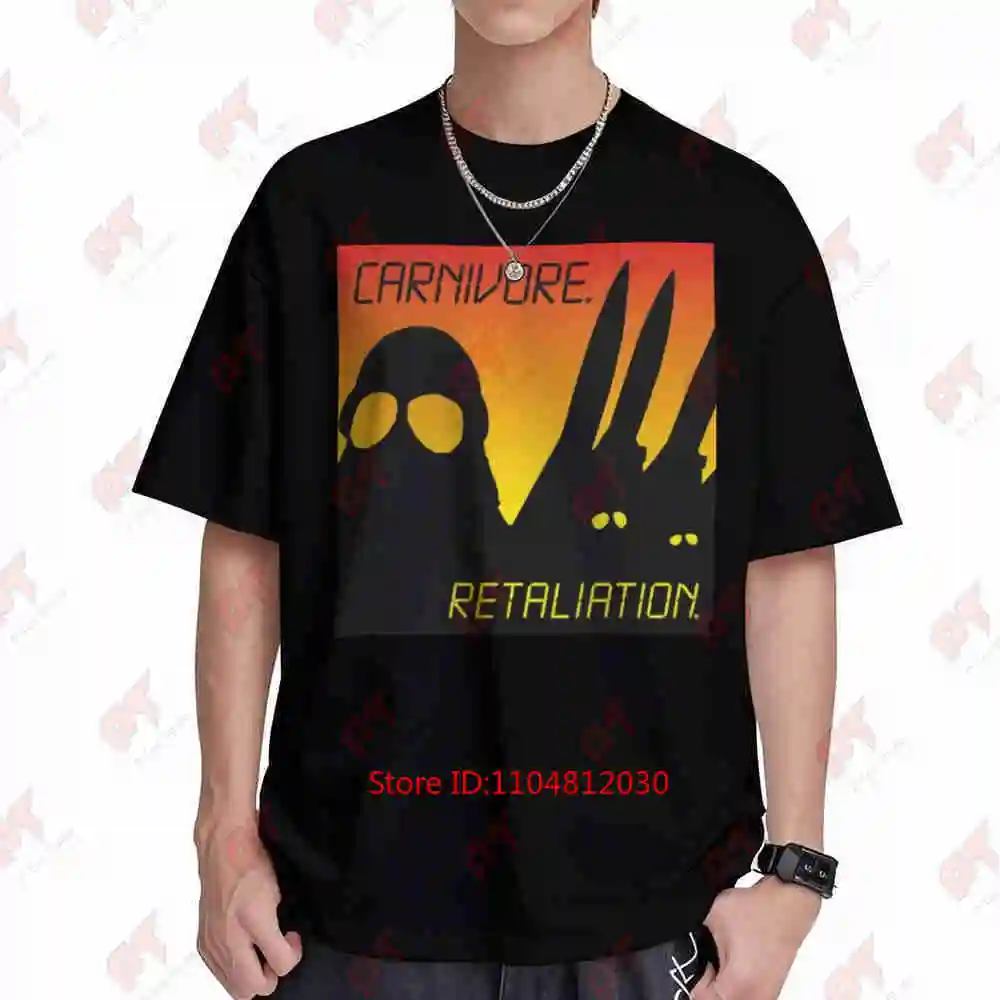 Carnivore Band Rock Album Short Sleeve Tee 100% Cotton T-Shirt