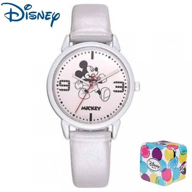 Jam tangan anak-anak, Disney Original, untuk anak-anak, jam tangan kuarsa Jepang, kartun, Mickey Mouse, uniseks, anak perempuan dan laki-laki, tahan air, baru