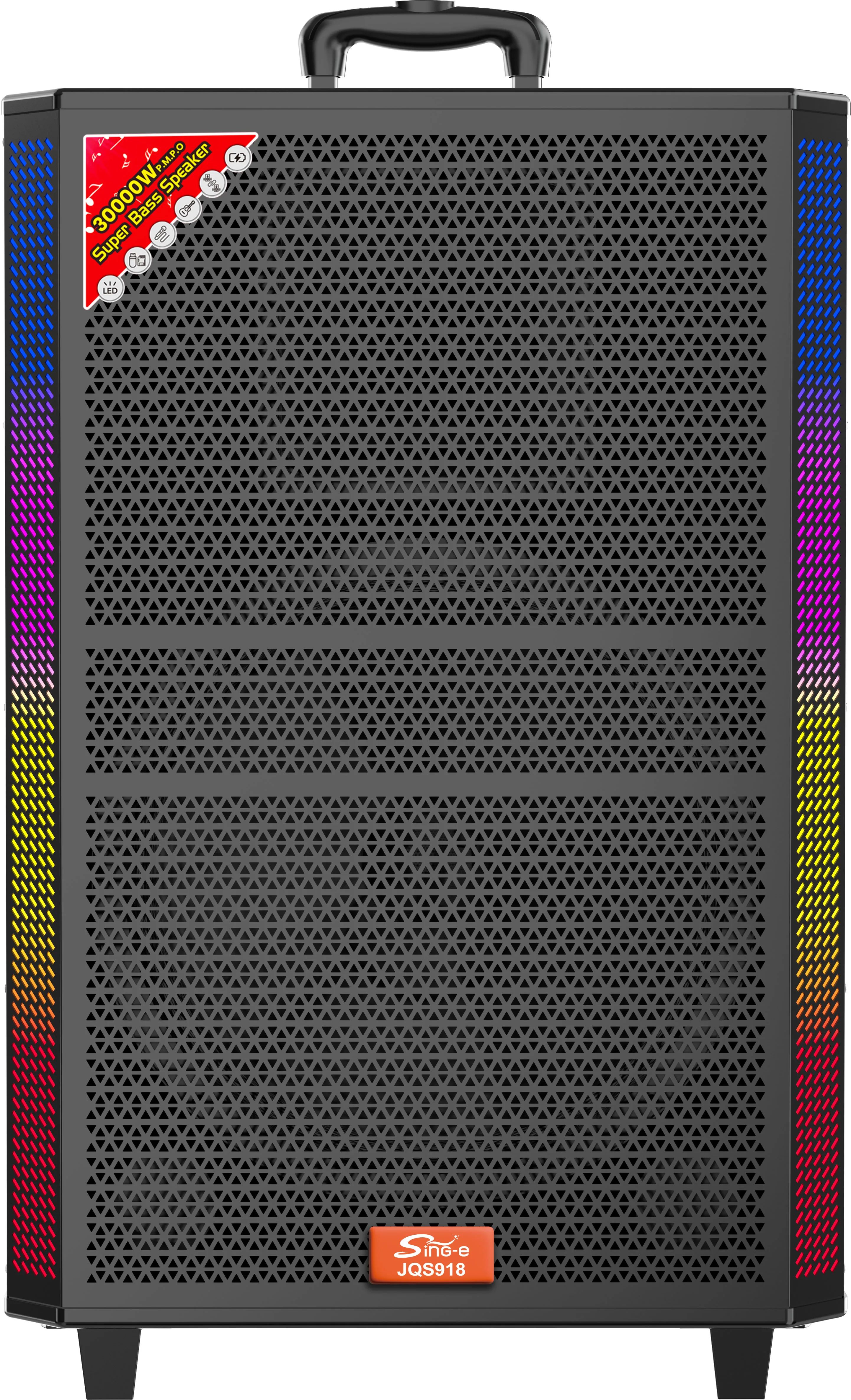 

Professional Party Speaker with 150W Bass & Fantasy Light Sync for Karaoke/Store Promotions 780mm Tower Design