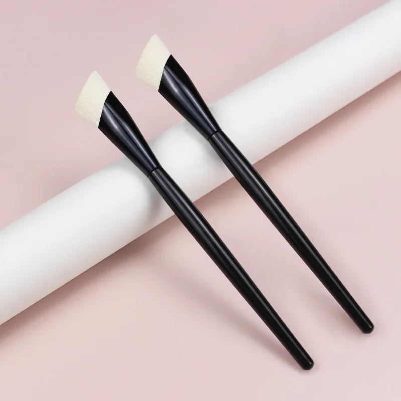 Finger Pulp Concealer Brush Goat Hair Diamond Shaped Thumb Concealer Makeup Brush Black Eye Circle Tear Ditch Makeup Accessory