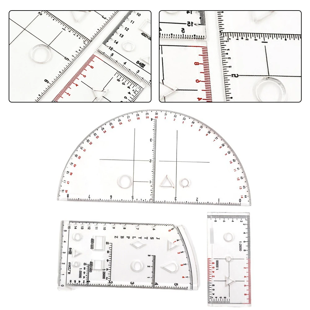 Divider Geometry Drawing Template Geometry Drawing Template Lightweight Design Long Service Life Multiple Sizes Available