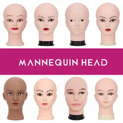 Modèle de mannequin pour la pratique de la coiffure, présentoir pour coiffage de perruques exécutives, tête de mannequin chauve, chapeau, vêtements de sauna