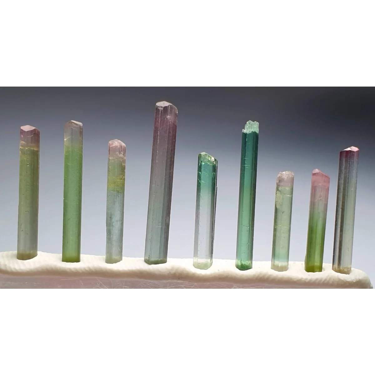 Brazilian Elbaite Rough Crystal Assortment, 10g 5-15mm Multicolor Stones, Display Box for Boho Decor & Mineral Display Pieces