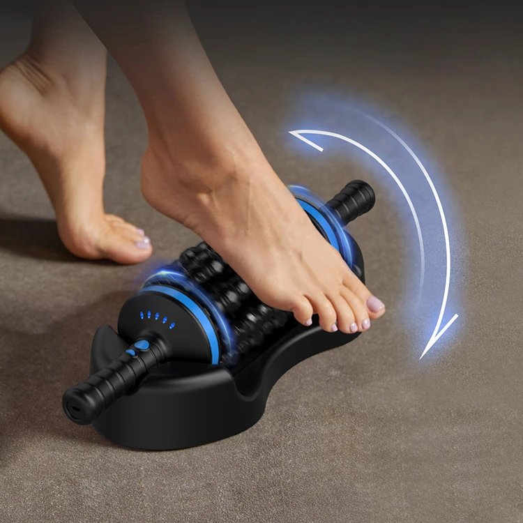 

Беспроводной роликовый перкуссивный массажер Роликовая палочка для массажа тела с 5 уровнями интенсивности для глубоких тканей и расслабления мышц