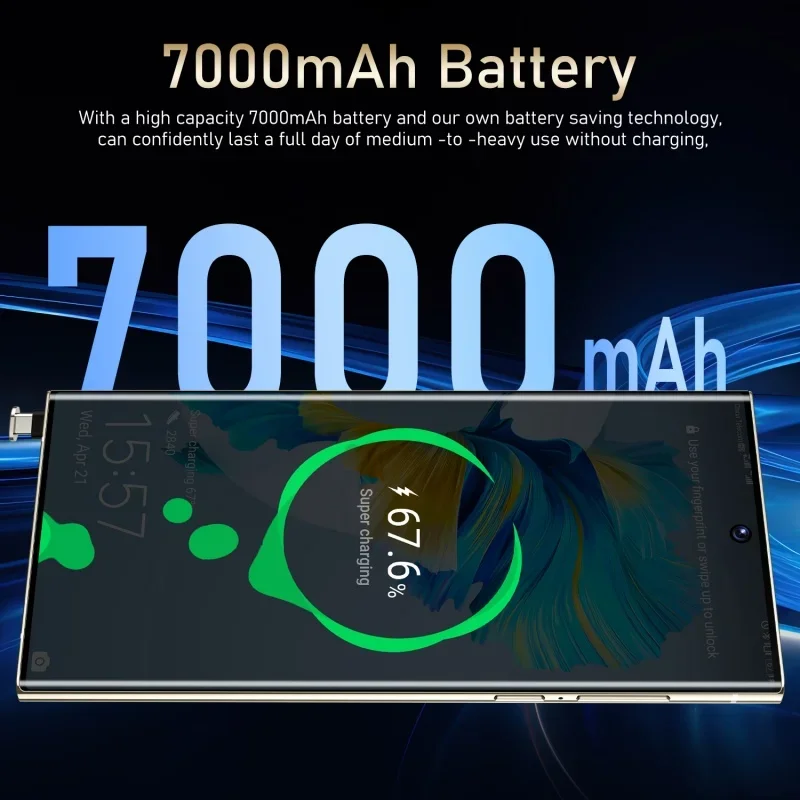S24 Ultra Mobile Phones 7.3 HD Screen SmartPhone Original 22GB+2TB 4G 5G Dual Sim Celulares Android Unlocked 7000mAh S25 Ultra