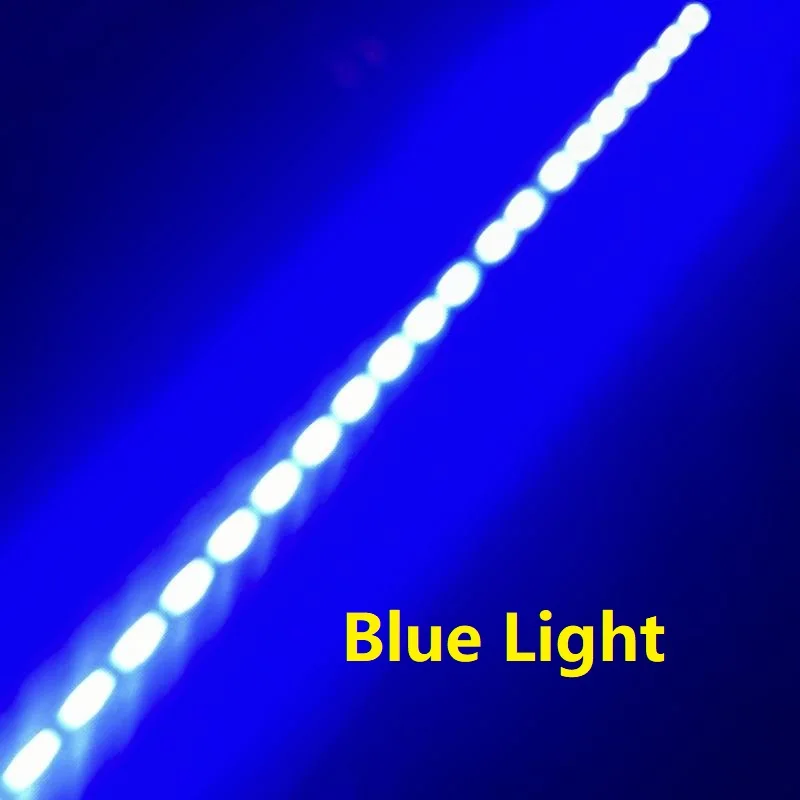 2 buah lampu latar LED Strip cahaya biru untuk TCL 75C87016 75C2 75C8 LB7592 75HR710S92A0 V0 68-766750-0BE