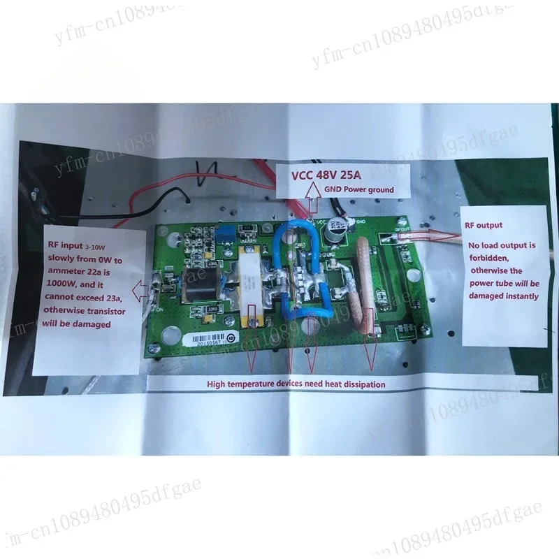 1000W FM Transmitter Finished 76-108Mhz RF Power Amplifier Board