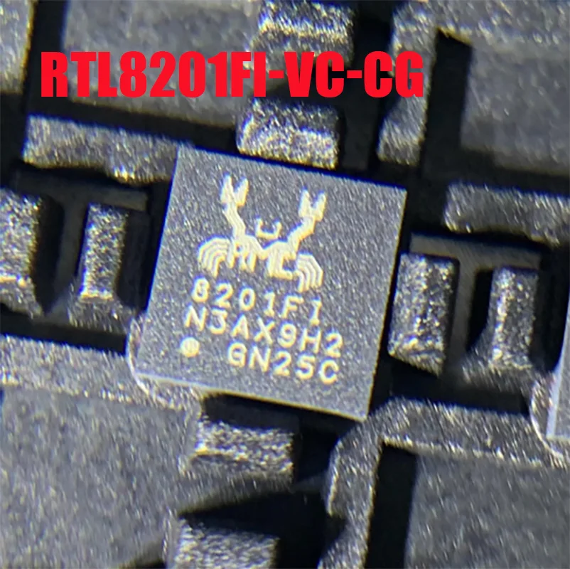 5PCS RTL8201FI RTL8201FI-VC-CG silk screen 8201FI patch QFN32 original Ethernet chip