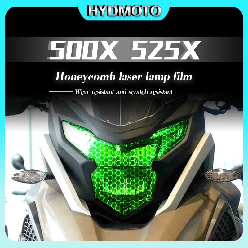 

For KOVE 500X 525X 500x headlight taillight film honeycomb laser light film transparent protective film modification accessories