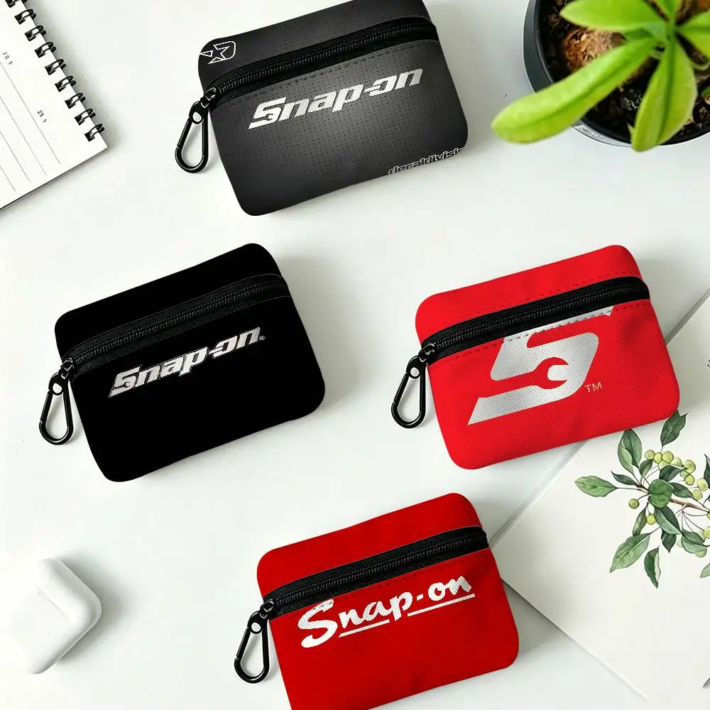 Tool Brand S-Snap-On Waterproof Oxford Cloth Zipper Wallet Portable Hanging Small Coin Purse For Travel