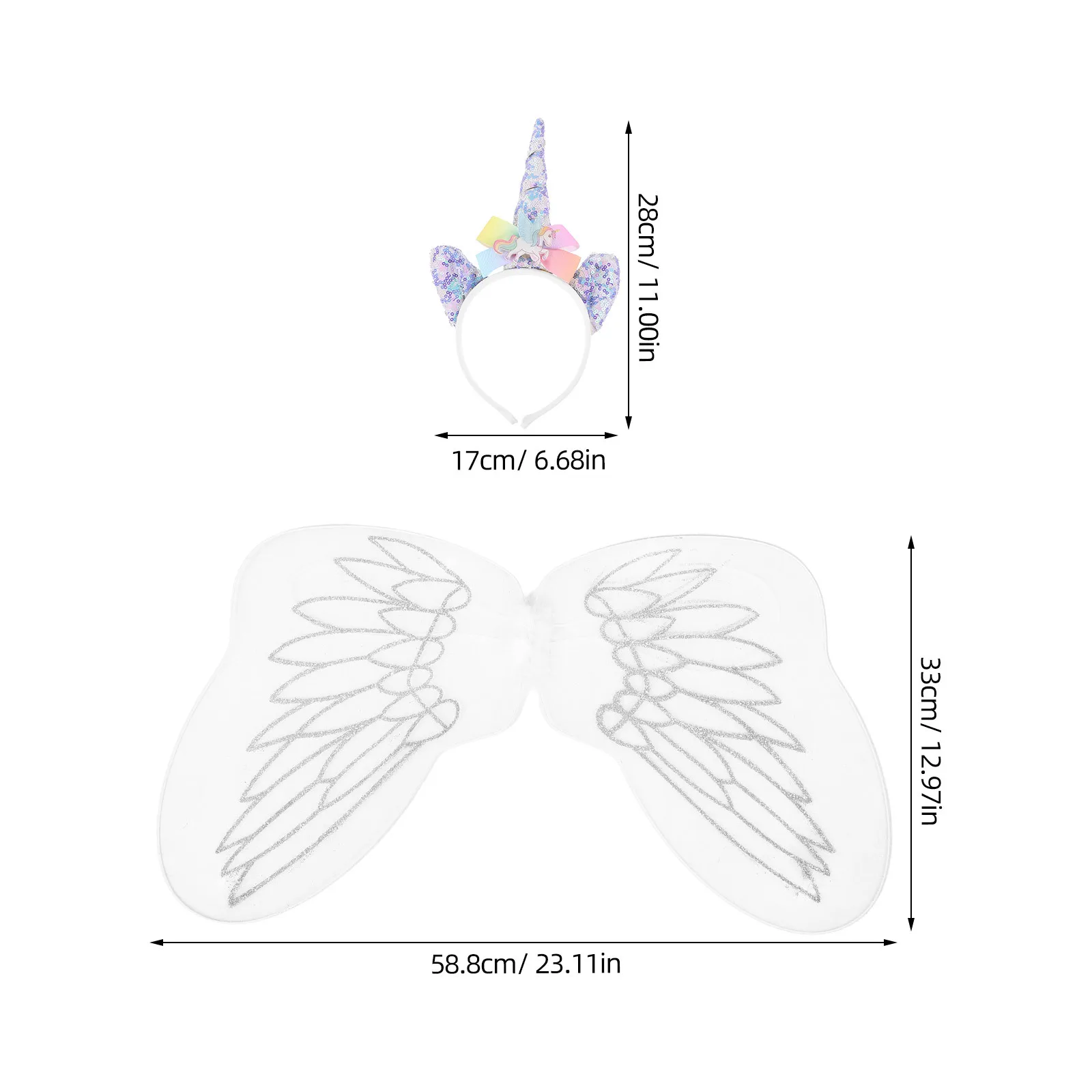Conjunto de disfraz de fiesta de cumpleaños para niños, diadema con orejas de Animal suave, mariposa acrílica para vestido de Pascua, disfraz para niñas y niños