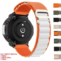 Trail Loop Nylon Strap for Huami Amazfit T-REX 3/2 Ultra Smart Watch Band Sports Bracelet for Xiaomi Amazfit T-Rex Pro 2 Correa