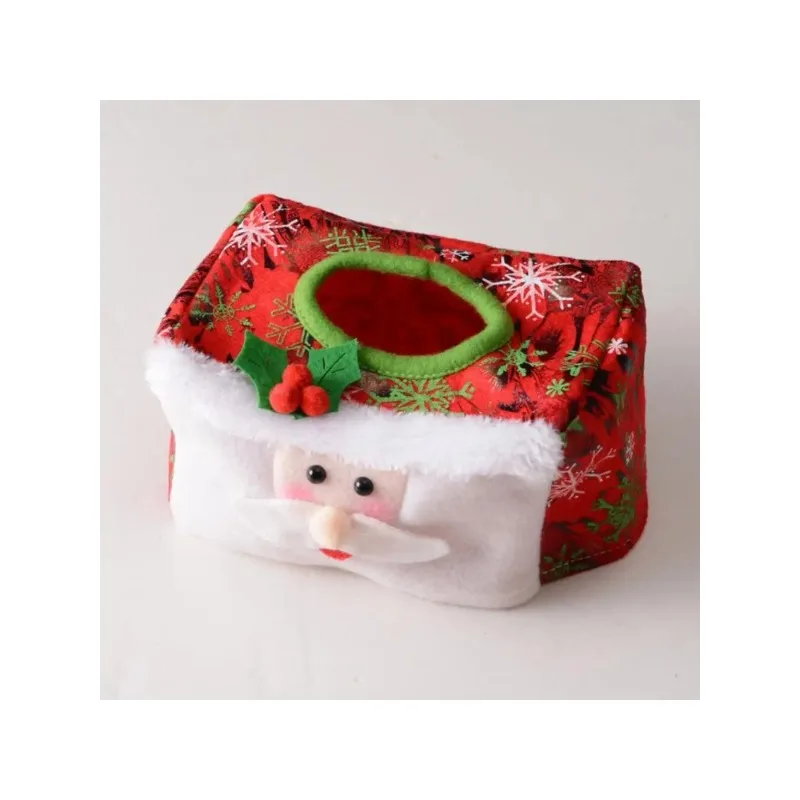 Christmas Tissue Box Cute Tissue Case Paper Towel Case Holder Office Kitchen Living Room Home Desktop Decor Napkin Paper Cover