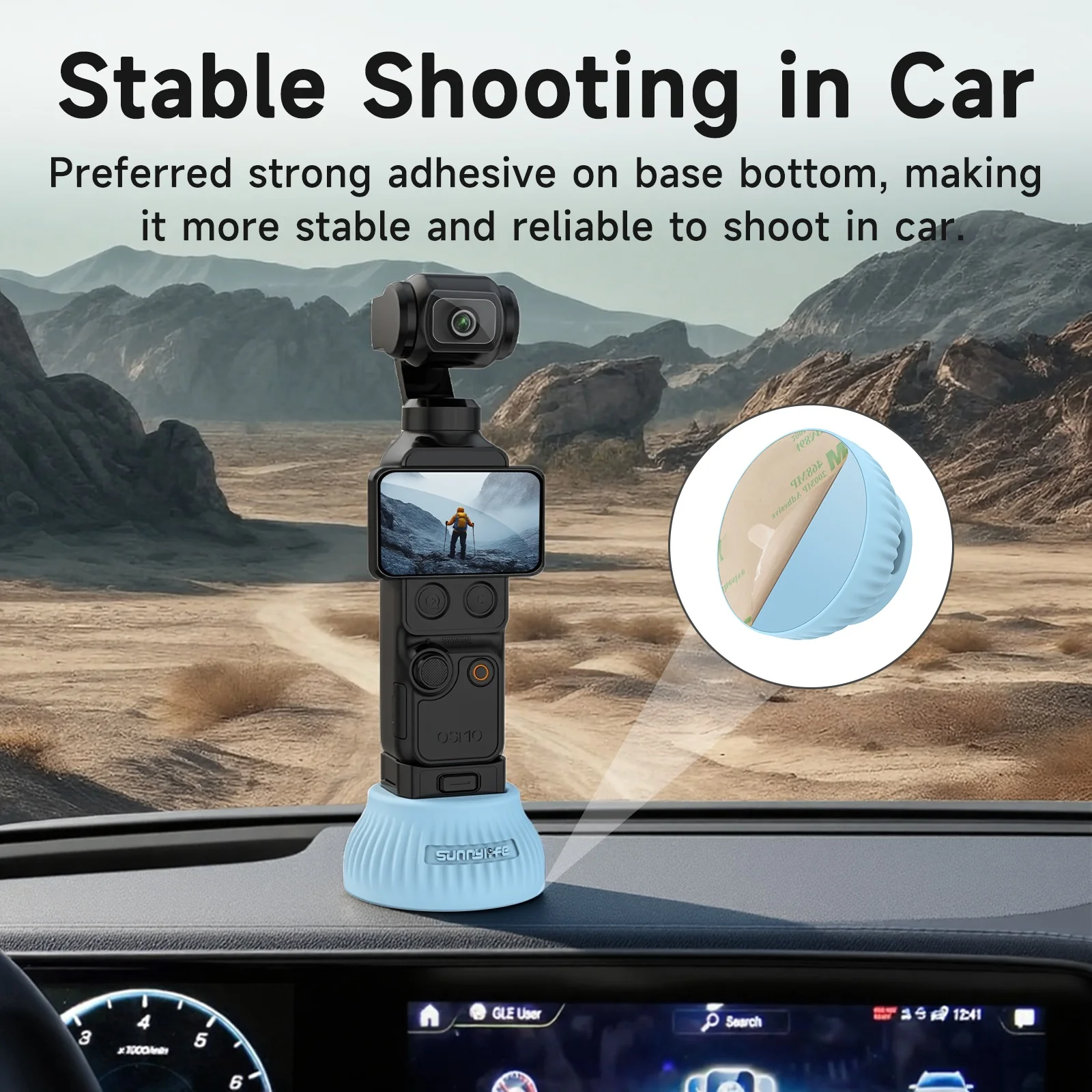 

Anti-slip Desktop Base For DJI Pocket 4 Silicone Fixed Bracket Base Extension For DJI OSMO Pocket 3 Handheld Camera Accessories